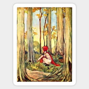 Red Riding Hood - Rie Cramer Sticker